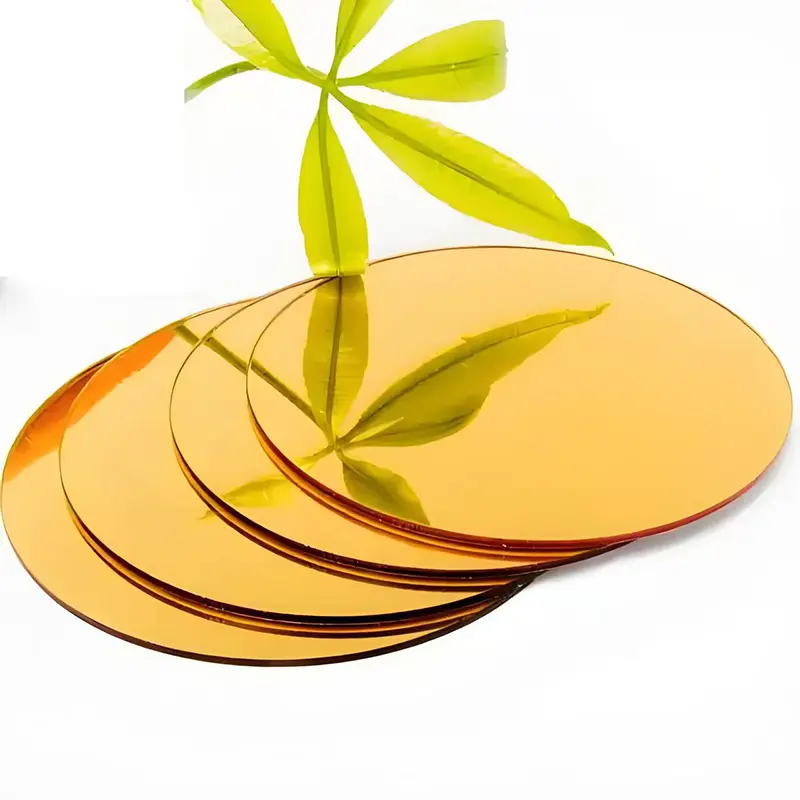 แผ่นอะครีลิคกระจกสีทอง